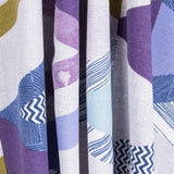 Toile Imprimée Grand Cevron Bleu - Ribes y Casals