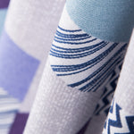 Toile Imprimée Grand Cevron Bleu - Ribes y Casals