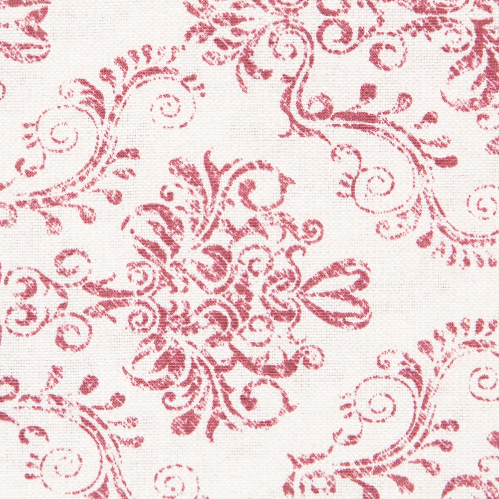 Toile Imprimée Grenat Rustique Baroque - Ribes y Casals