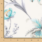 Toile Imprimée Ecru Japan Flower - Ribes y Casals