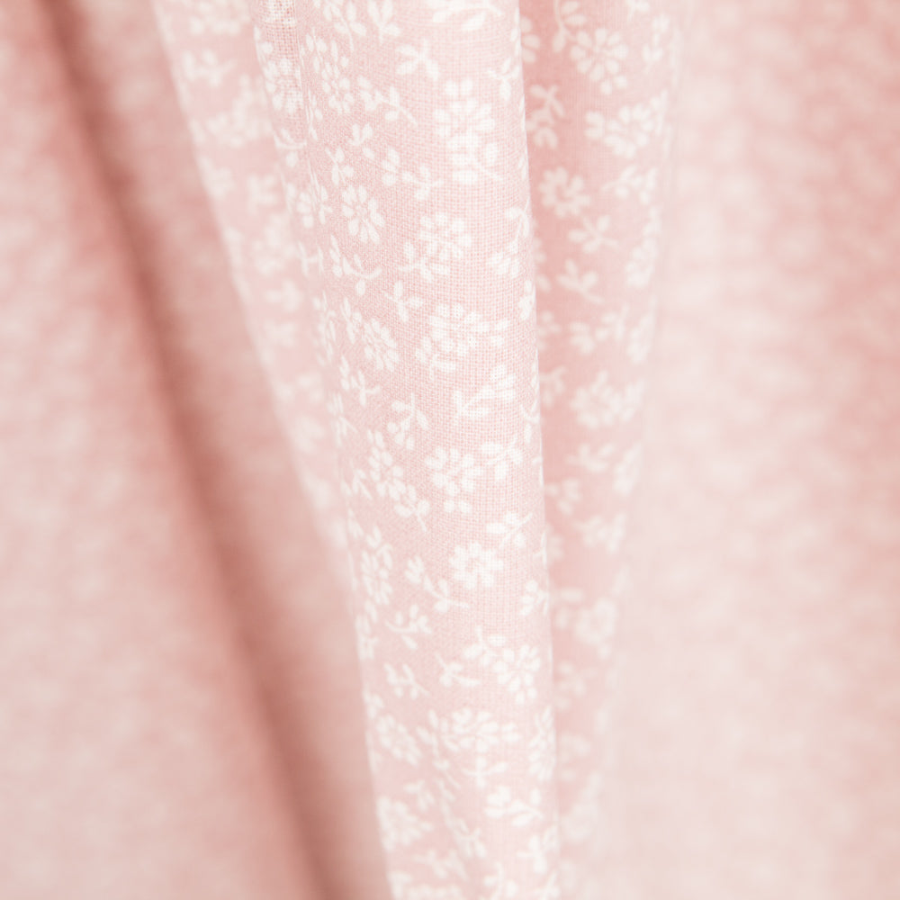 Popeline Brindilles Roses - Ribes y Casals