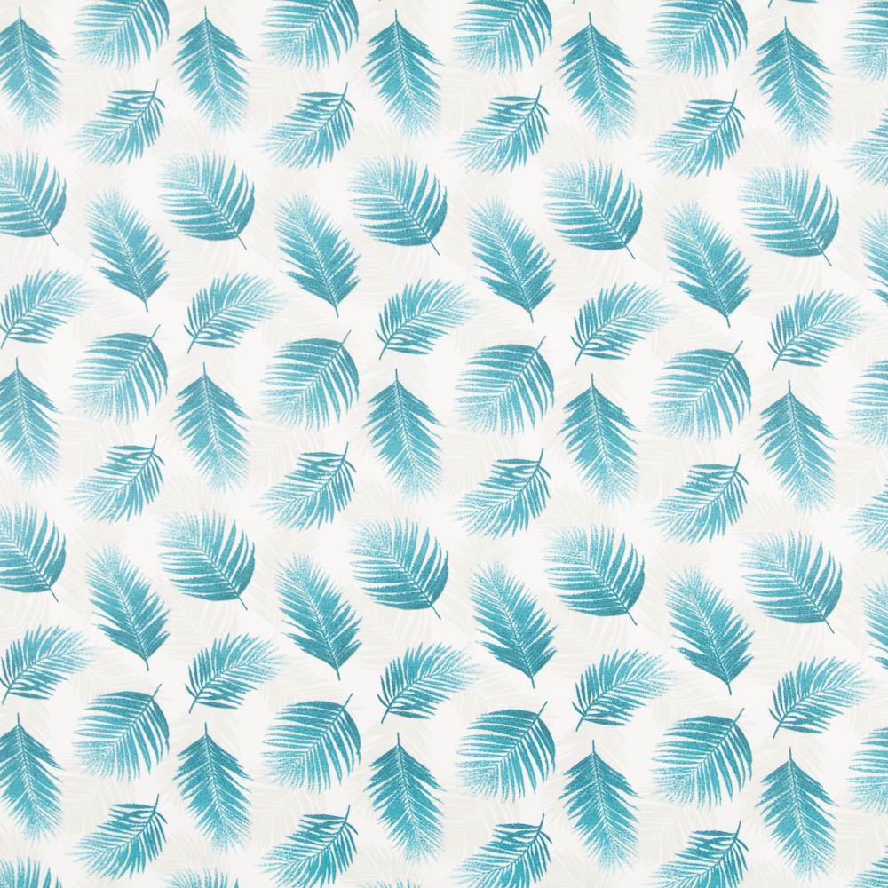 Coton Résiné Feuille De Vigne Turquoise - Ribes y Casals