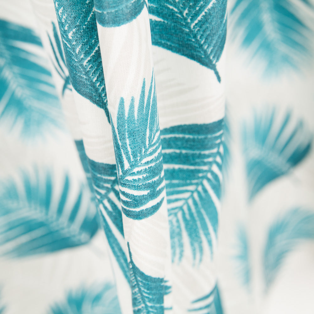 Coton Résiné Feuille De Vigne Turquoise - Ribes y Casals