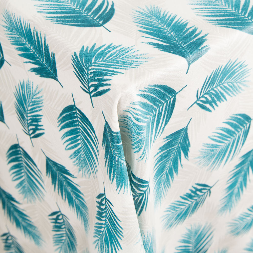 Coton Résiné Feuille De Vigne Turquoise - Ribes y Casals