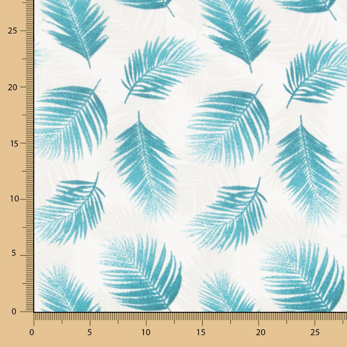 Coton Résiné Feuille De Vigne Turquoise - Ribes y Casals