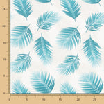 Coton Résiné Feuille De Vigne Turquoise - Ribes y Casals