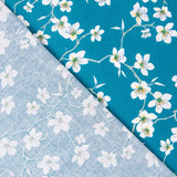 Popeline Tokyo Bleu Canard - Ribes y Casals