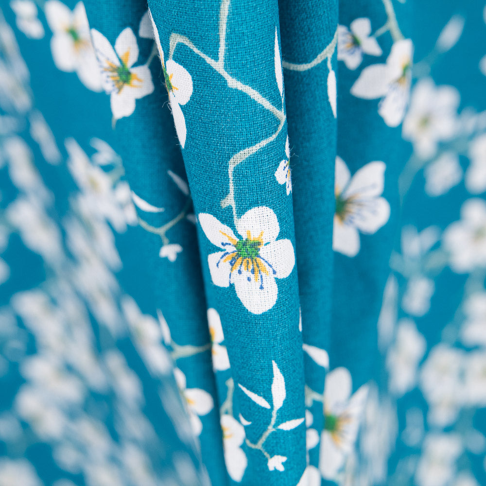 Popeline Tokyo Bleu Canard - Ribes y Casals