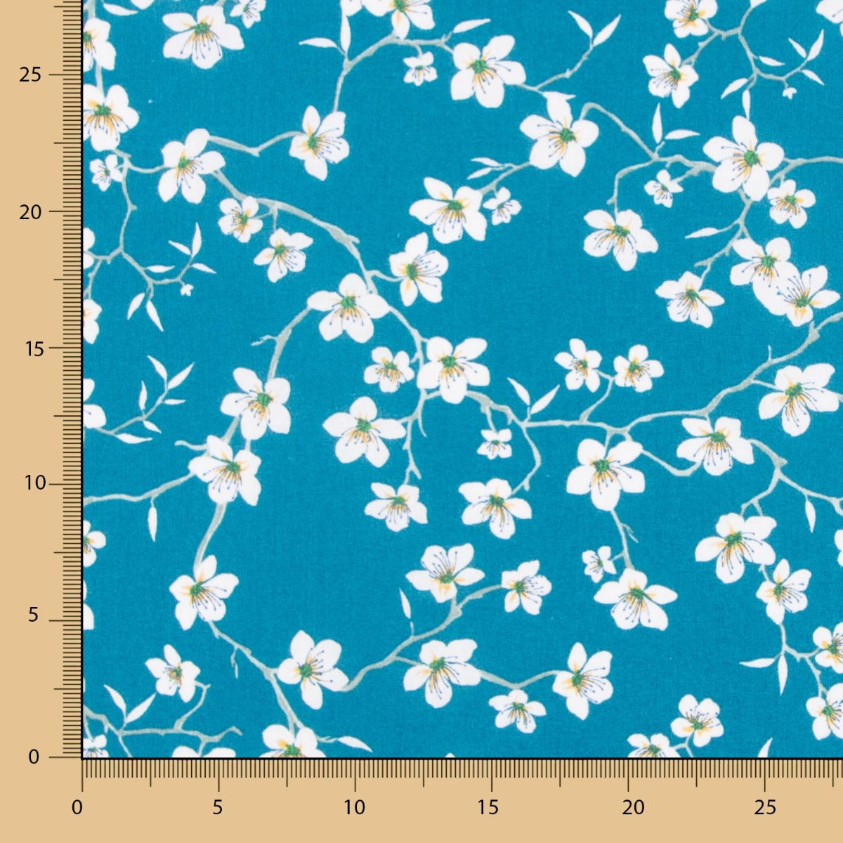 Popeline Tokyo Bleu Canard - Ribes y Casals