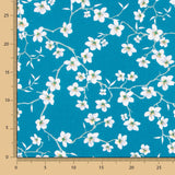 Popeline Tokyo Bleu Canard - Ribes y Casals