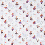 Tissu Coton Frozen Blanc - Ribes y Casals