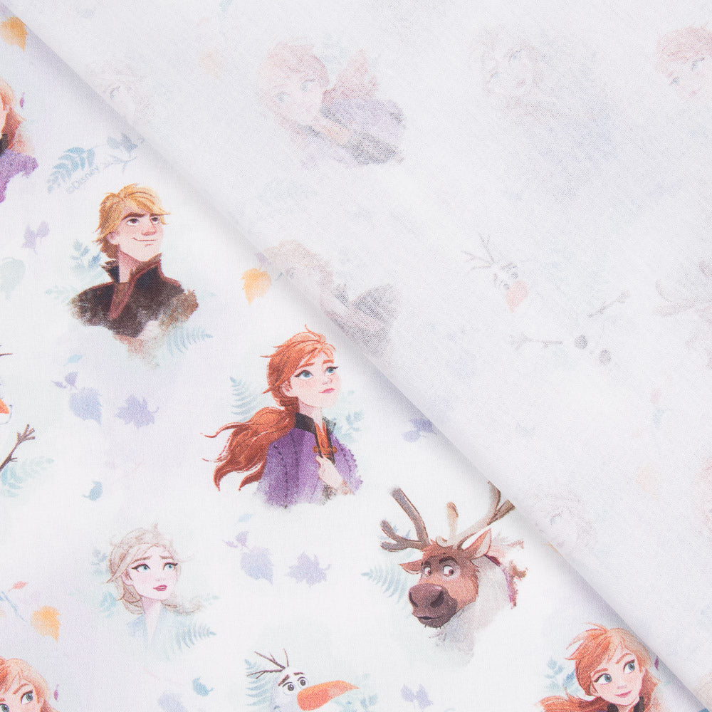 Tissu Coton Frozen Blanc - Ribes y Casals