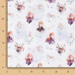 Tissu Coton Frozen Blanc - Ribes y Casals