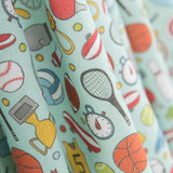 Popeline Sports Aigue-marine - Ribes y Casals