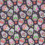 Tissu Popeline Catrinas Multicolore - Ribes y Casals