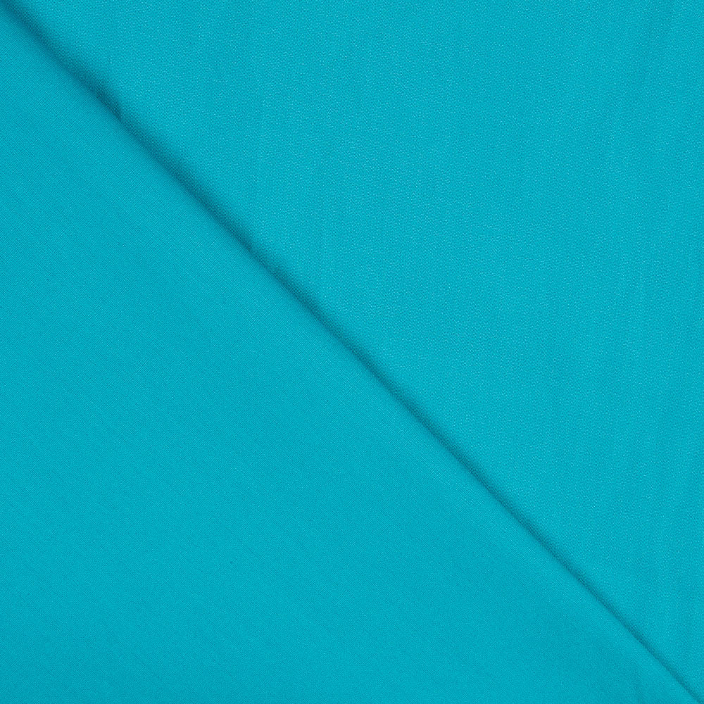 Popeline Bleu Canard - Ribes y Casals