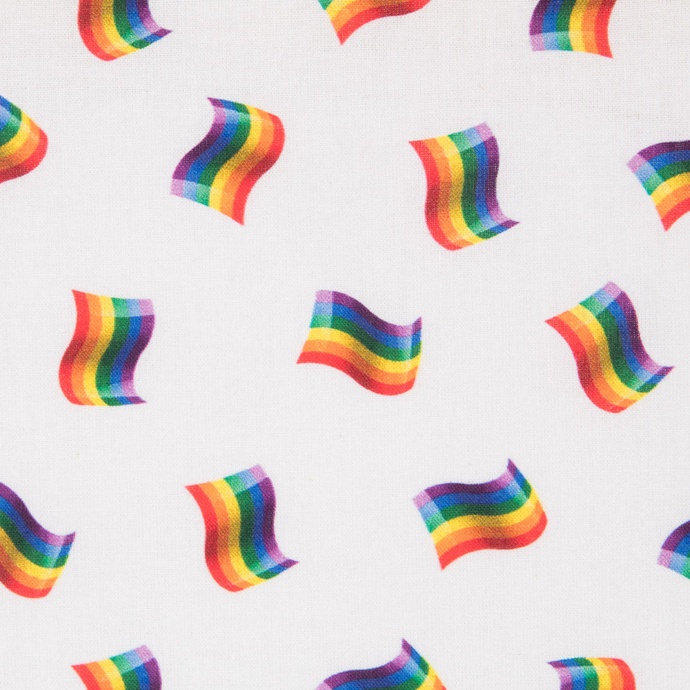 Coton Drapeaux Fierté LGBT Blanc - Ribes y Casals