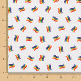 Coton Drapeaux Fierté LGBT Blanc - Ribes y Casals