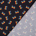 Coton Drapeaux Fierté LGBT Noir - Ribes y Casals
