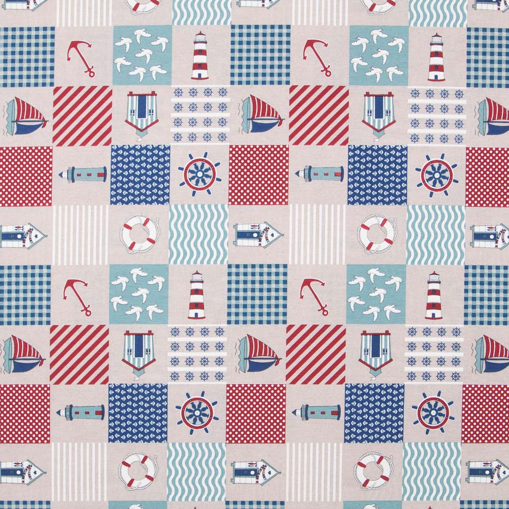 Toile Marinière Carrés - Ribes y Casals