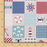 Toile Marinière Carrés - Ribes y Casals