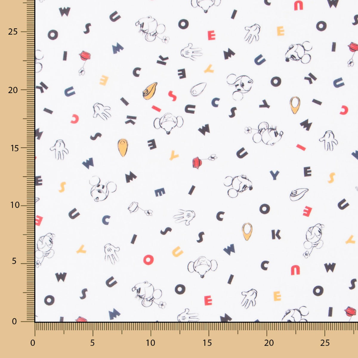 Coton Lettres Mickey - Ribes y Casals