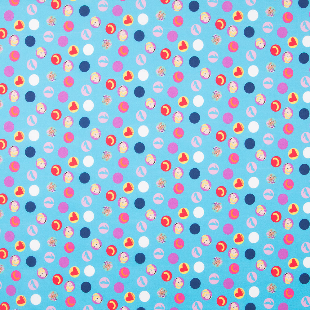 Retal Algodón Cenicienta Azul 50x140 cm - Ribes y Casals