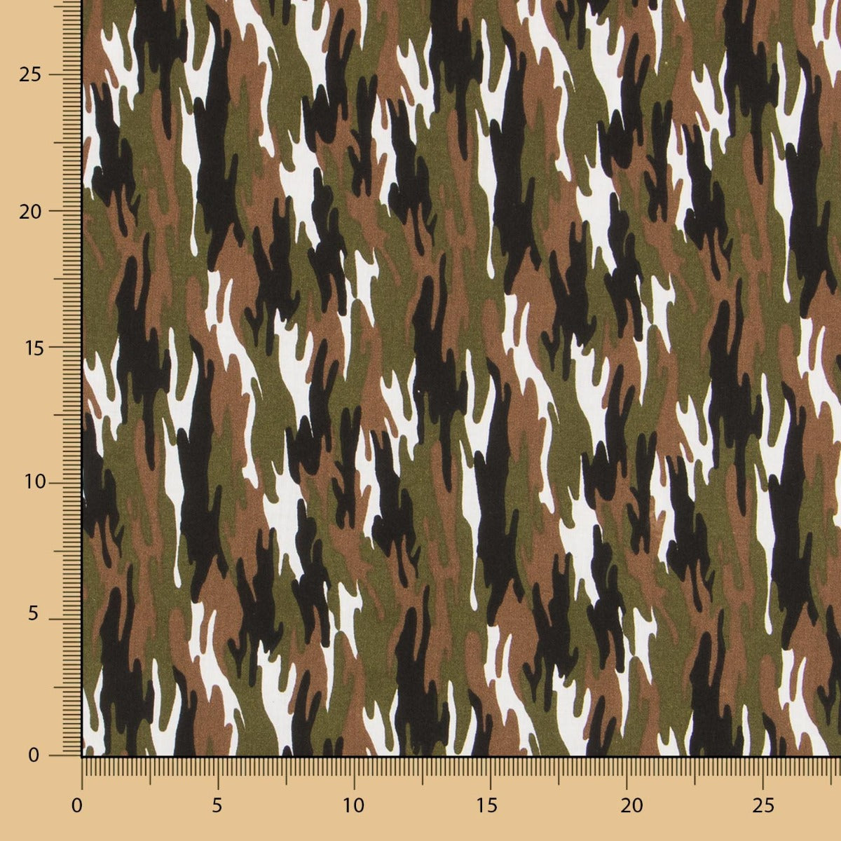 Tissu Coton Camouflage Chasseur - Ribes y Casals