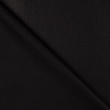 Popeline de coton noire - Ribes y Casals