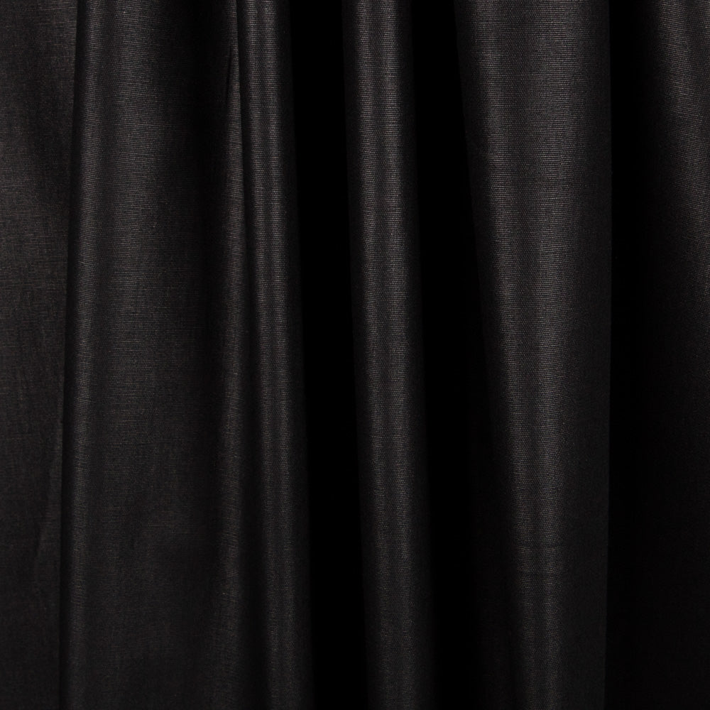 Popeline de coton noire - Ribes y Casals