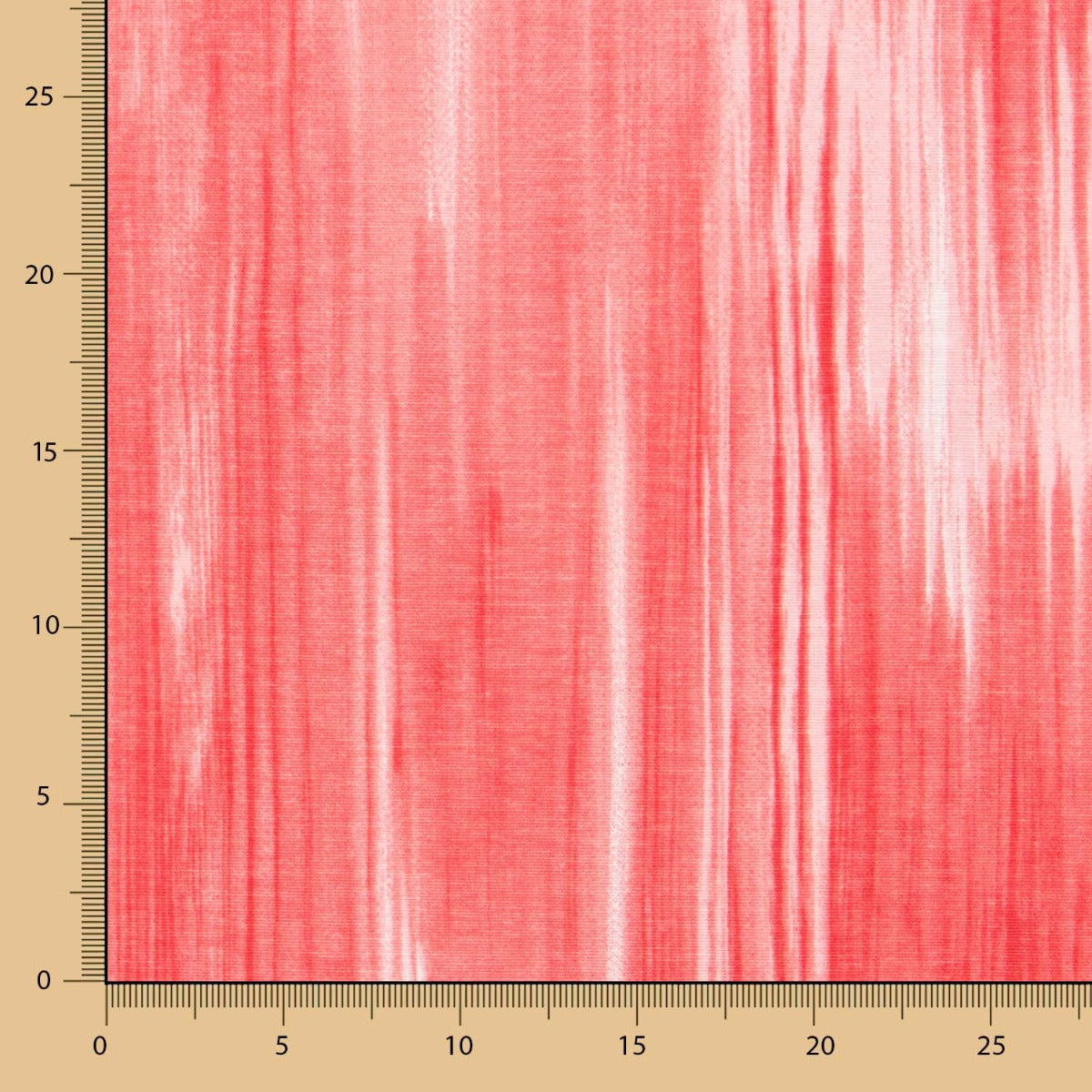 Toile Imprimée Cascade Rouge - Ribes y Casals