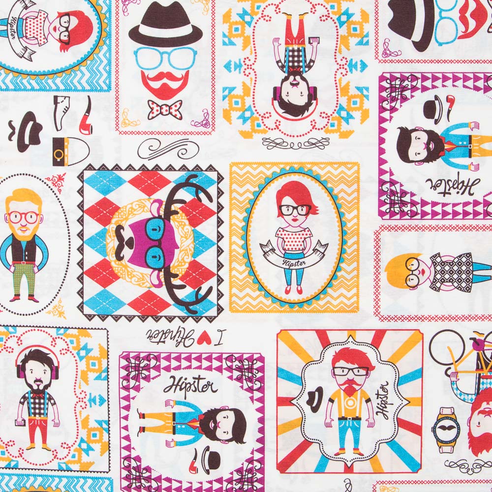 Toile Imprimée Hipster - Ribes y Casals