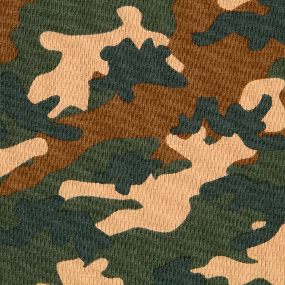 Tricot Coton Camouflage Marron - Ribes y Casals