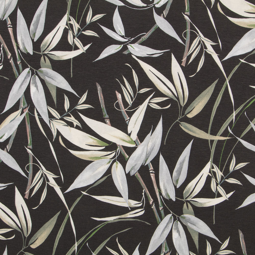 Toile Imprimée Noire Tropiques - Ribes y Casals