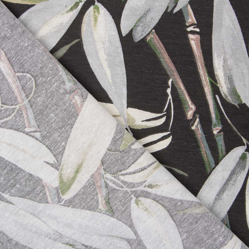 Toile Imprimée Noire Tropiques - Ribes y Casals