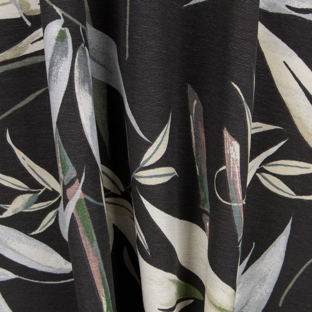 Toile Imprimée Noire Tropiques - Ribes y Casals