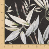 Toile Imprimée Noire Tropiques - Ribes y Casals