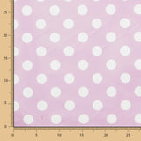 Nappe Caoutchouc A Pois Lilas - Ribes y Casals
