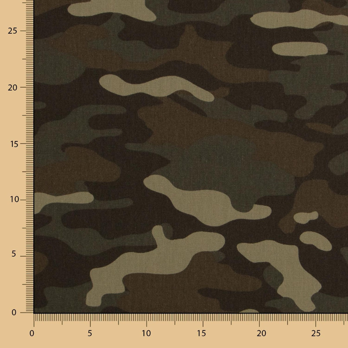 Coton Soutenu Marron Camouflage - Ribes y Casals
