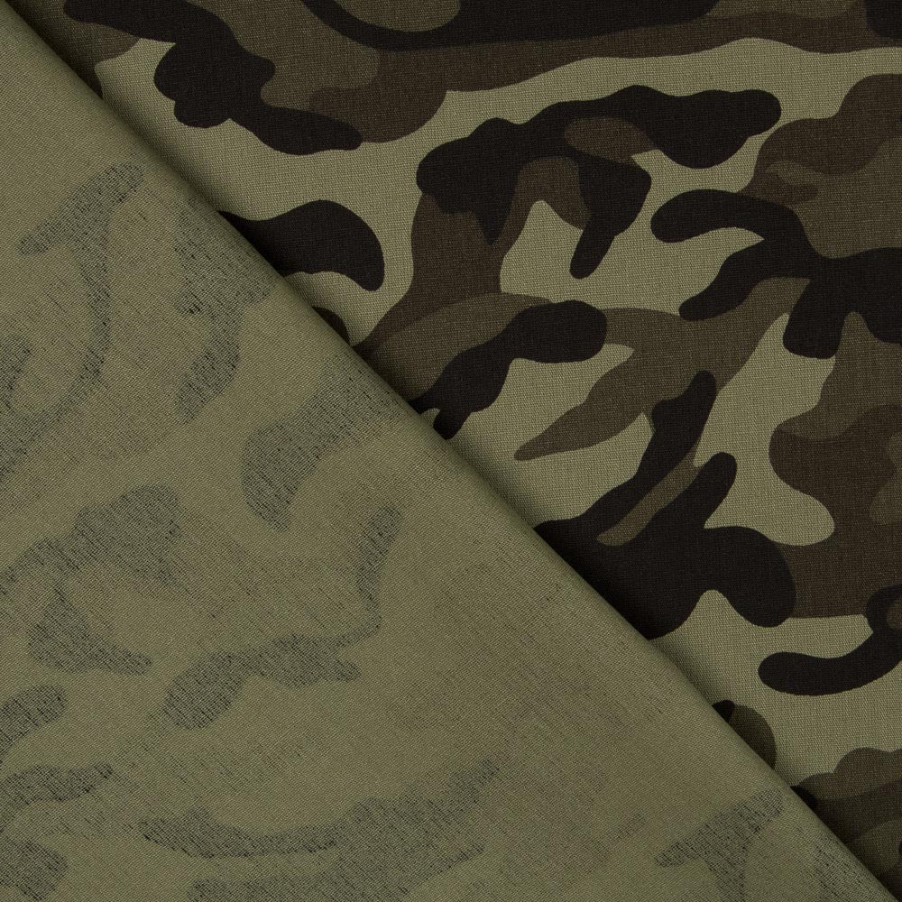 Coton Soutenu Camouflage Vert - Ribes y Casals