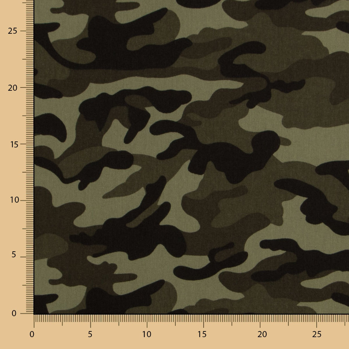 Coton Soutenu Camouflage Vert - Ribes y Casals