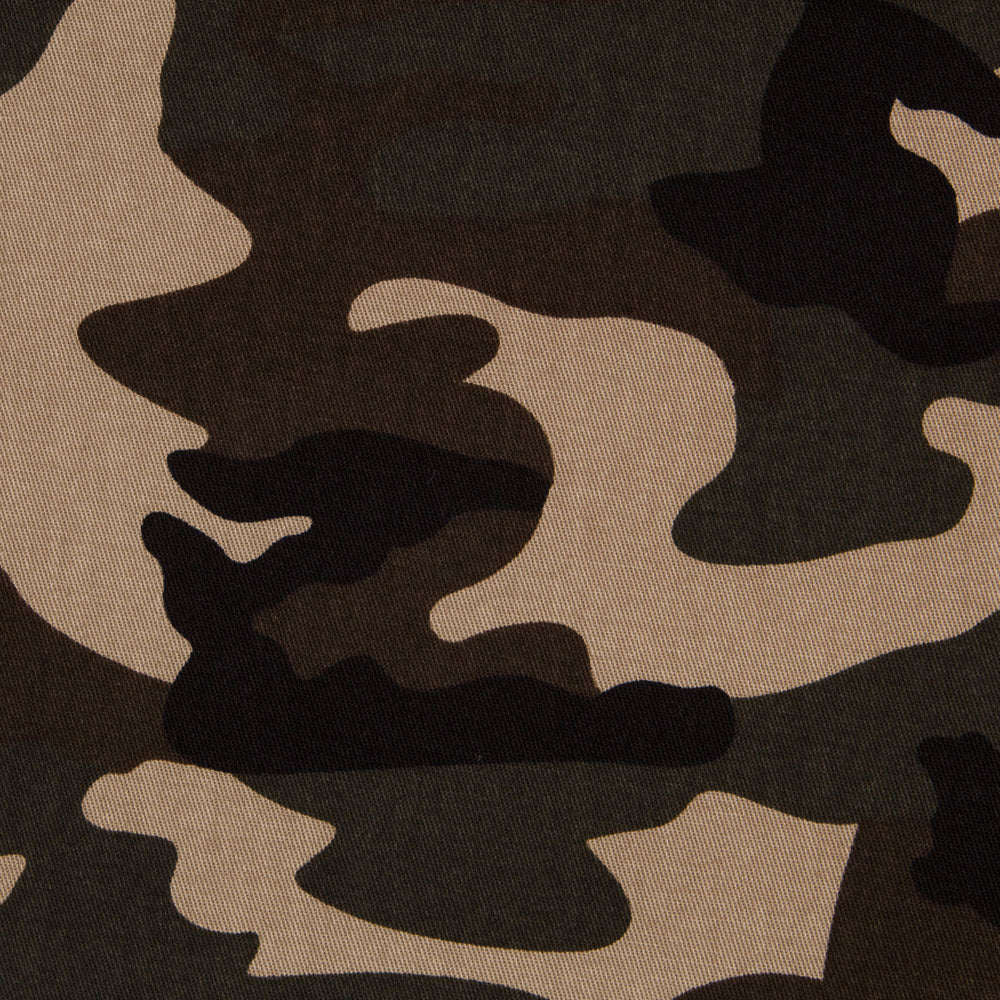 Gabardine Camouflage Marron - Ribes y Casals