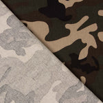 Gabardine Camouflage Marron - Ribes y Casals