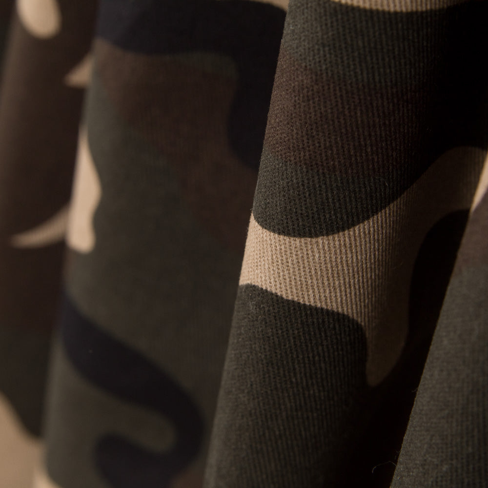 Gabardine Camouflage Marron - Ribes y Casals