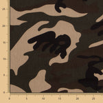 Gabardine Camouflage Marron - Ribes y Casals
