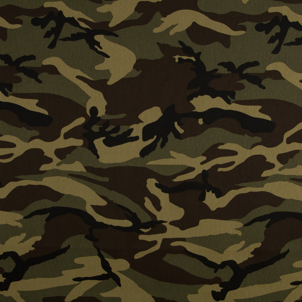 Gabardine Camouflage Vert - Ribes y Casals