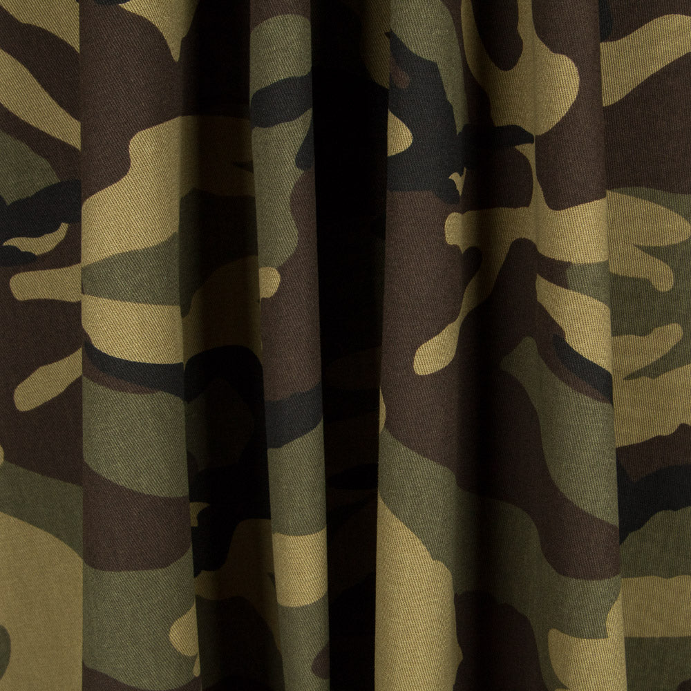 Gabardine Camouflage Vert - Ribes y Casals