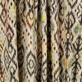 Retal Satén Mate Étnico Verde 40x140 cm - Ribes y Casals