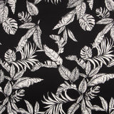 Crêpe Noir Tropical Satiné - Ribes y Casals