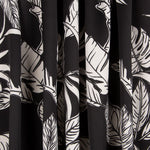 Crêpe Noir Tropical Satiné - Ribes y Casals